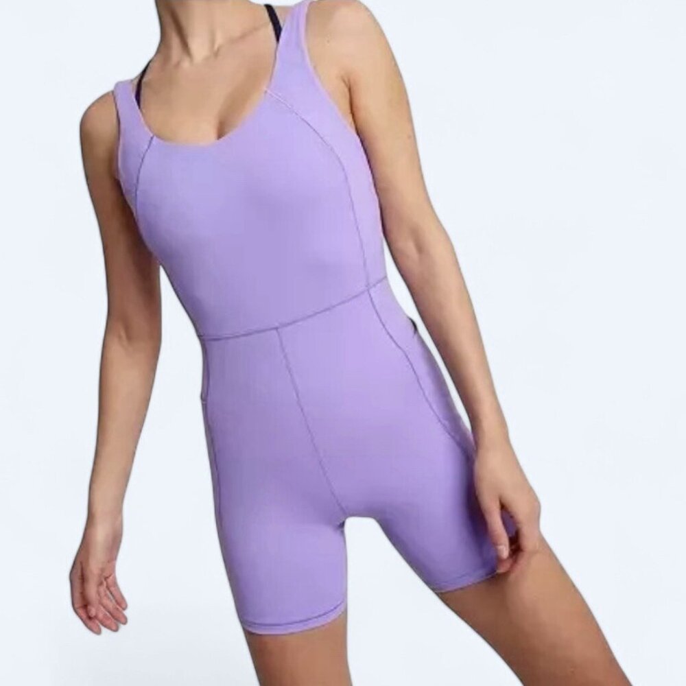 CALIA Women’s Short Bodysuit Light Purple New Yoga‎ Pilates